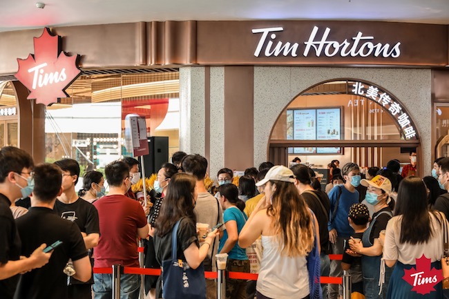 5个月开6家店！tim hortons深圳首店进驻欢乐港湾